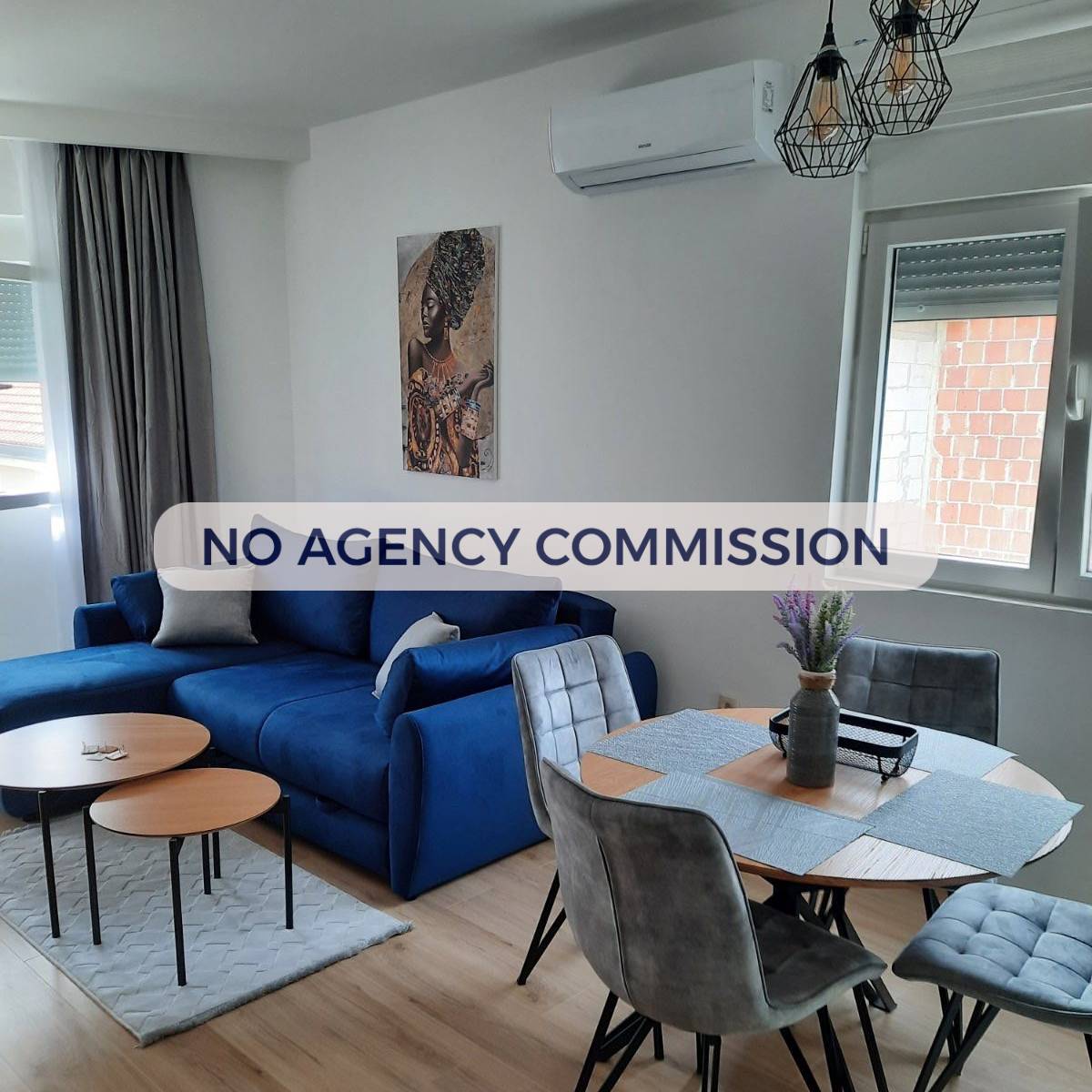 Izdaje se potpuno nov jednosoban stan od 51m² u naselju Seljanovo, Tivat.