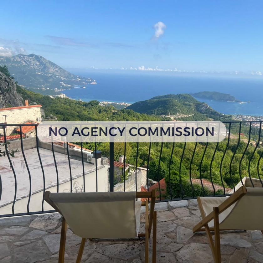 Vila sa bazenom i direktnim pogledom na more – Lapčići, Budva