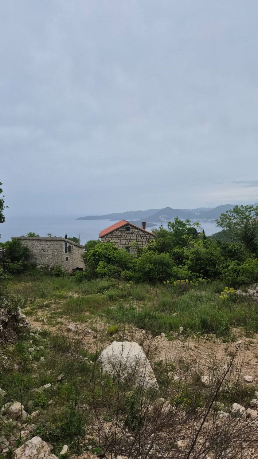 Plac 850m² sa pogledom na more | Tudorovići, Budva | 160.000 €