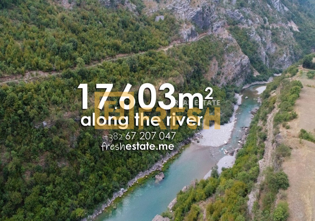 Plot by the river Morača 17603m2