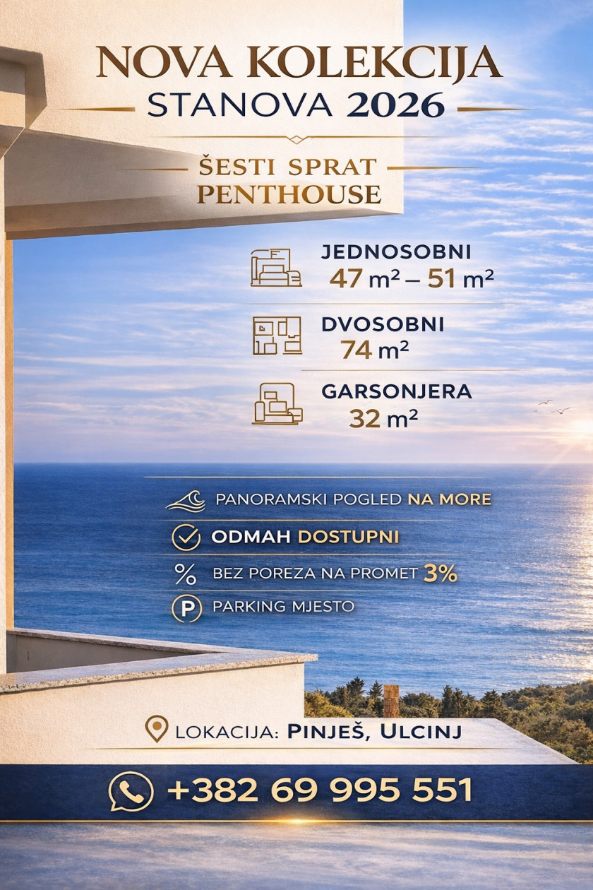 Prodajem Stan-Apartman, Ulcinj