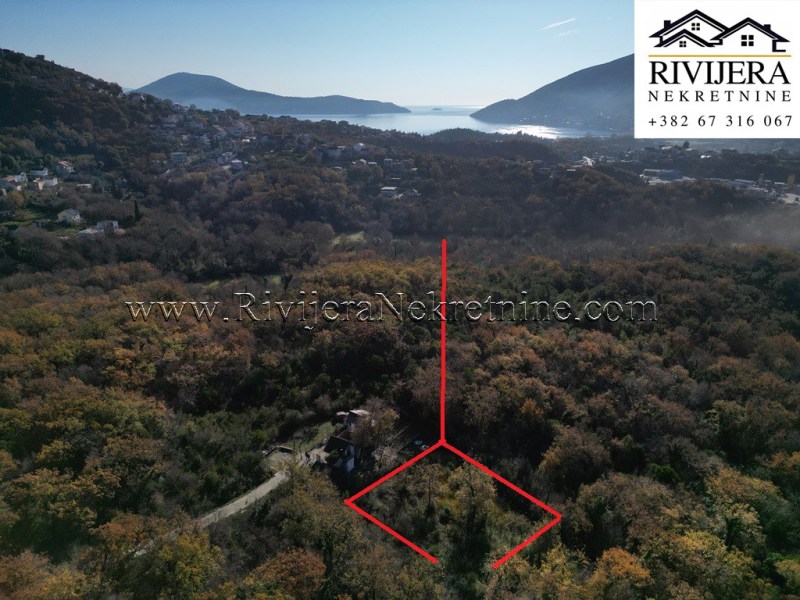 Sale of two urban plots Ratisevina Herceg Novi