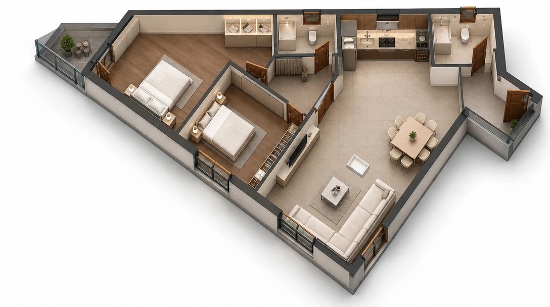 Apartment for Sale, Bar — €2,400