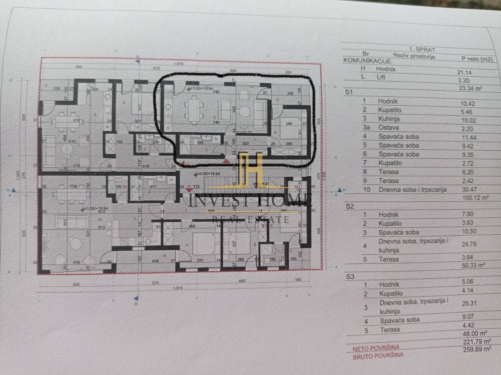 Jednosoban stan, Seljanovo, 48m2