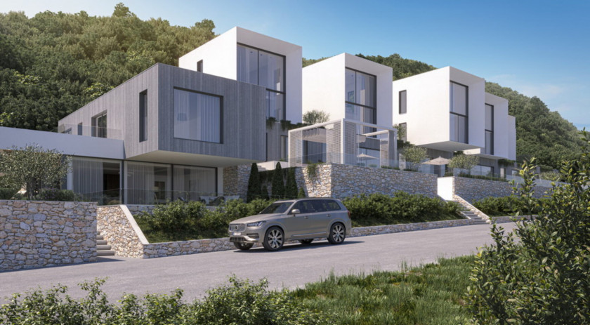 New modern townhouses with sea views, Krašići