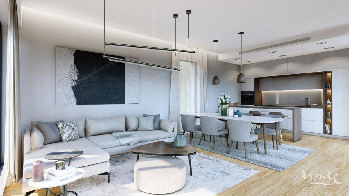 Trosobni stanovi u novom stambenom kompleksu, Podgorica