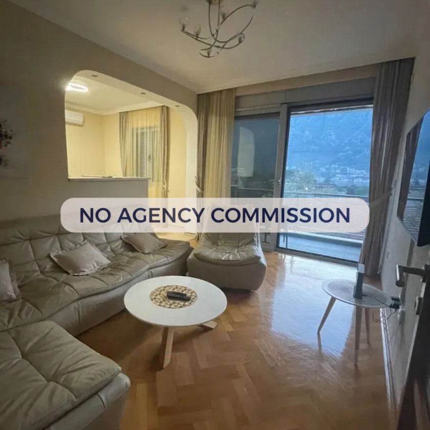 Dvosoban stan 67 m² sa pogledom na more i terasom za izdavanje, Dobrota