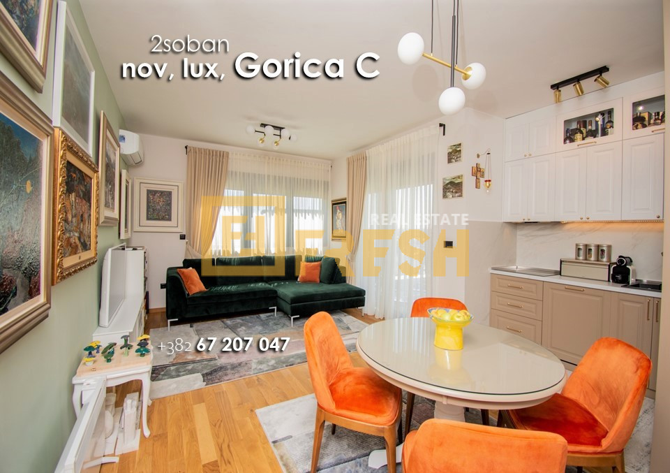 Nov, namješten, dvosoban, 64m2, Gorica C, Prodaja