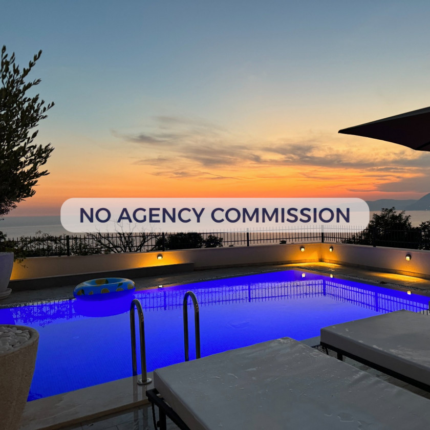 Luksuzna vila sa bazenom i panoramskim pogledom na more – Budvanska rivijera