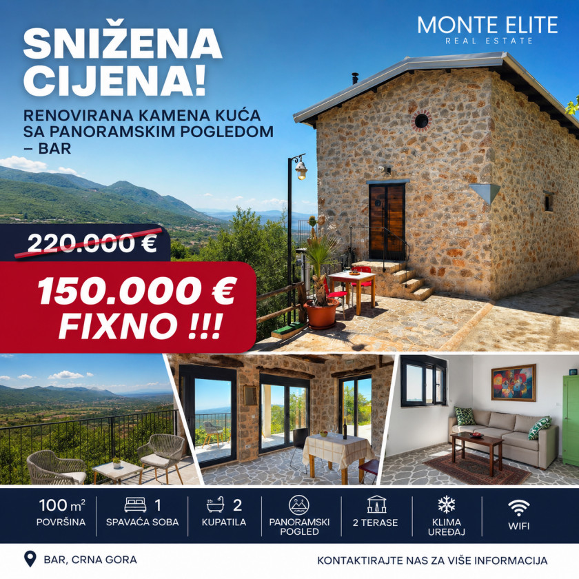 House for Sale, Bar — €150,000