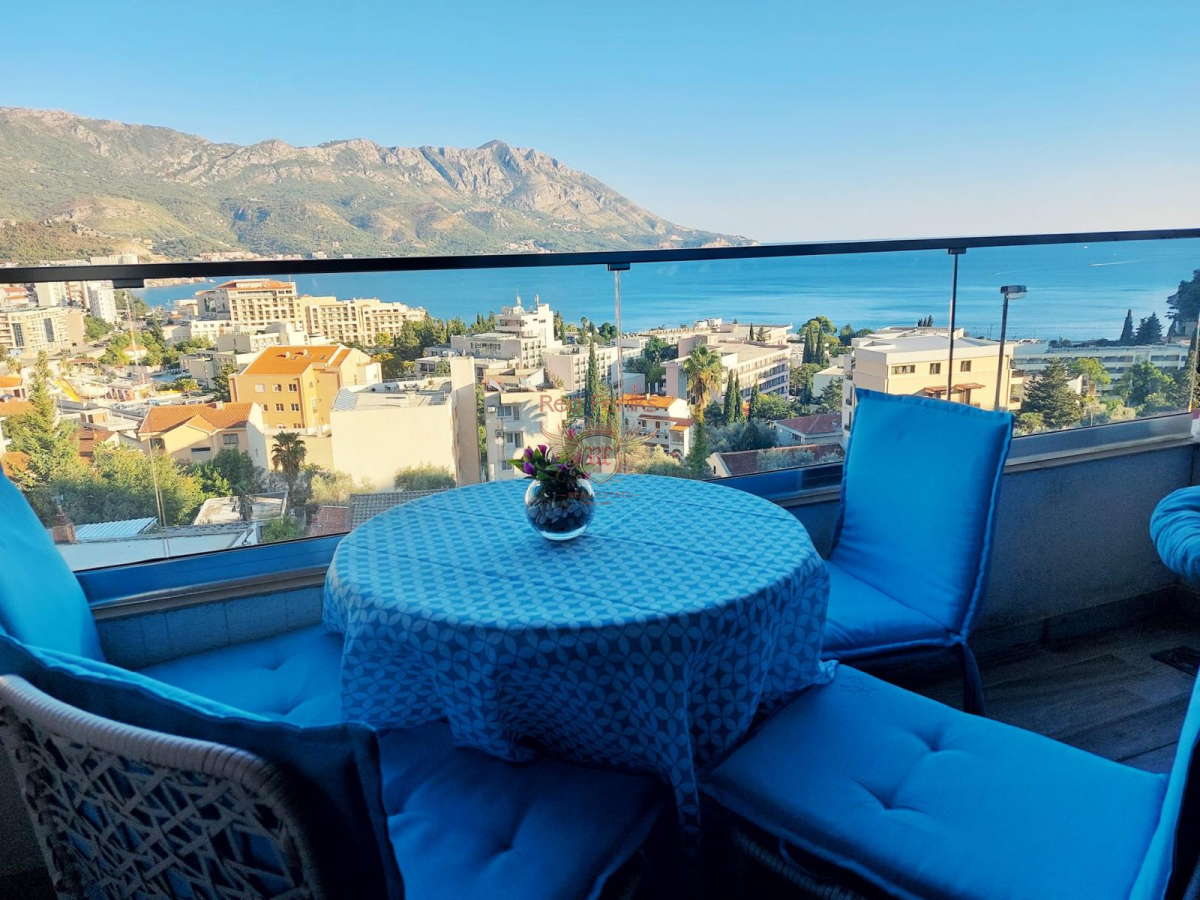 Apartman sa pogledom na more u Bečićima