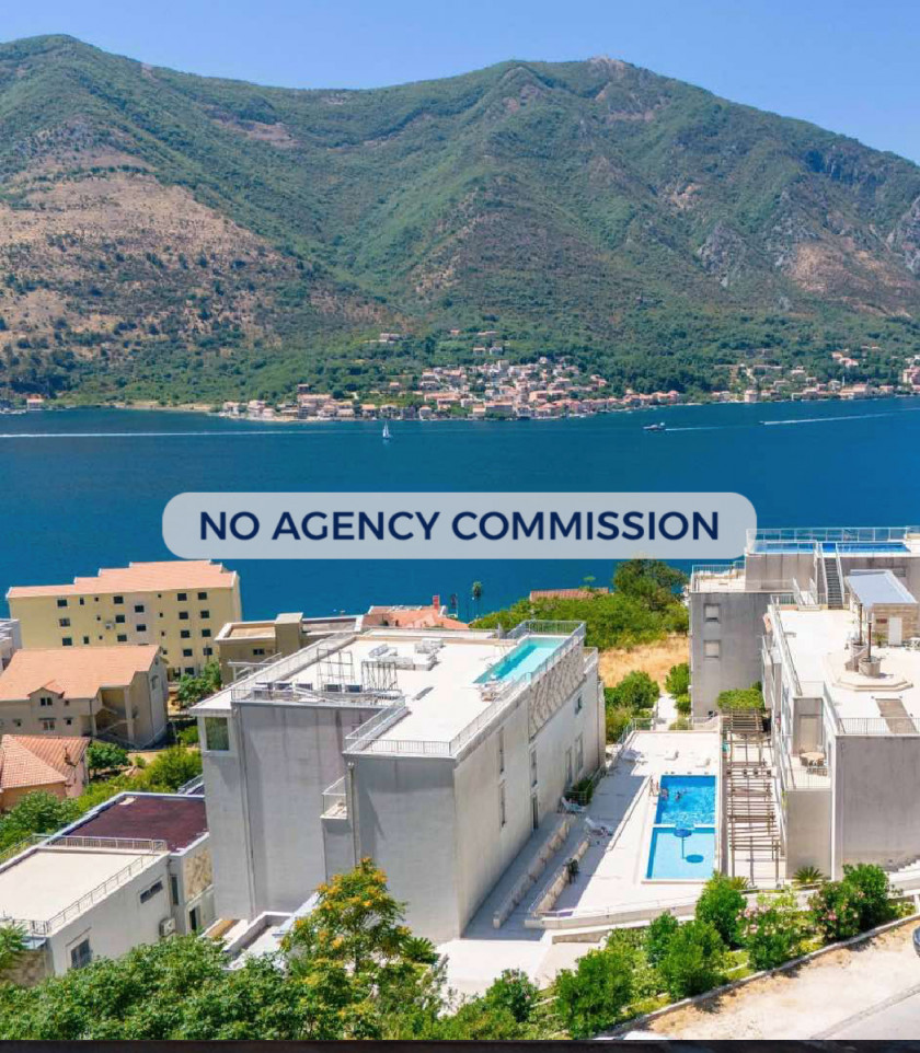 Jednosoban stan sa terasom i pogledom na zaliv – Dobrota, Kotor