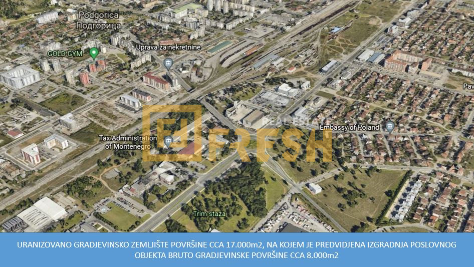 Urbanized building land, approx. 17,000 m2, Tuški Put, For sale