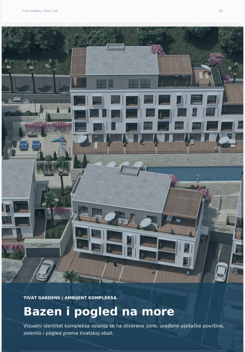 Квартира на продажу, Tivat — €312,000