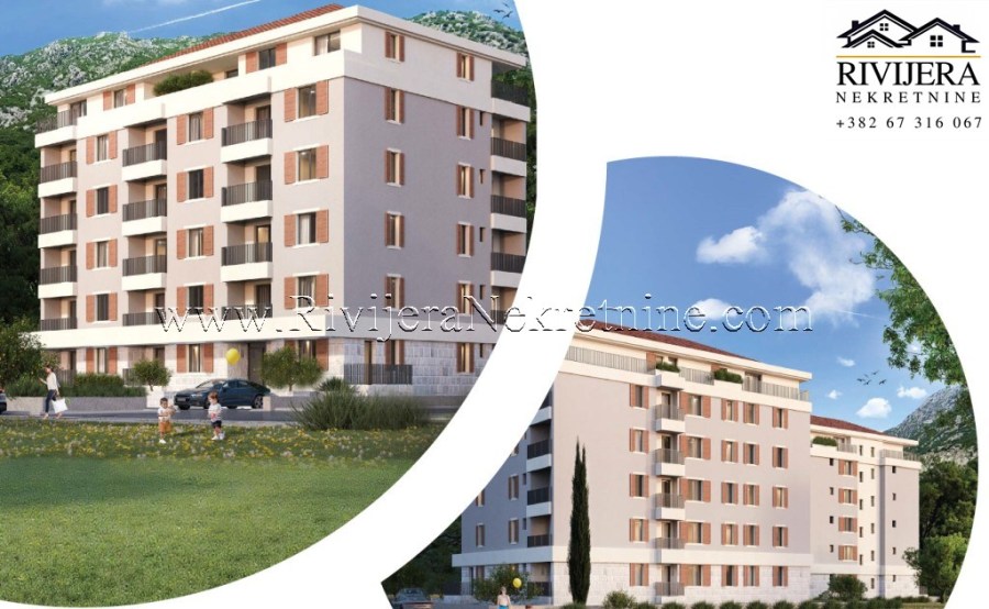 Two-bedroom apartment under construction in Bijela Herceg Novi