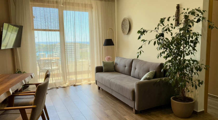 Cozy apartment with panoramic sea views, Bečići