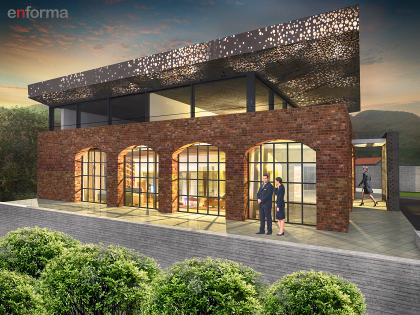 900 m² commercial building on high-traffic Budva–Tivat road