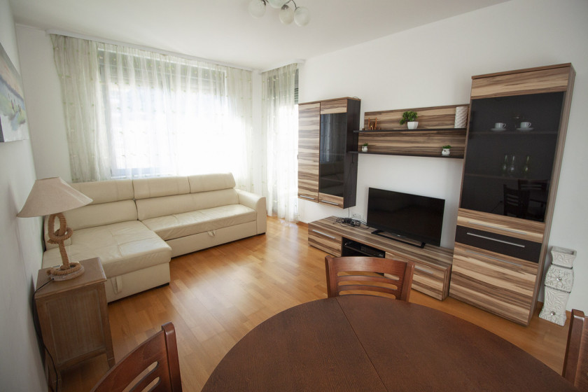 Long-term rent of one-bedroom apartment by sea in center Budva Montenegro